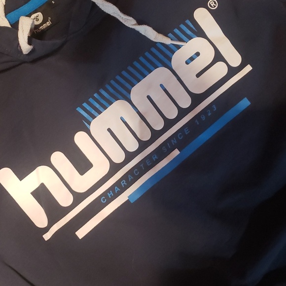 Hummel Hooded lightweight jacket Sz Small with front pockets - Picture 3 of 4